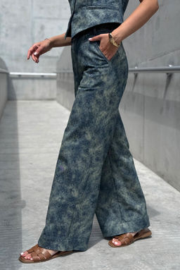 Брюки PRATA S037-Р синий