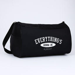 Сумка спортивная, 40 см х 24 см х 21 см, цвет чёрный - Nazamok фото 3