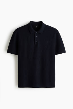 Polo en punto texturizado Regular Fit - H&m фото 5