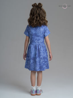 Платье Лето зайцы варенка синий - Sovalina фото 15