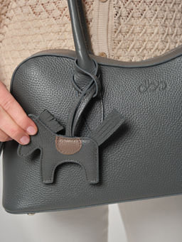 Кожаная сумка Jockey DBR 31168 мышиный