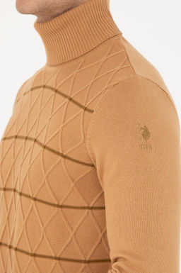 U. S. Polo Assn Мужской песочный свитер - U.s. polo assn фото 21