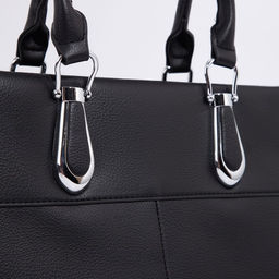 Сумка-тоут на молнии, цвет чёрный - Simaland фото 5