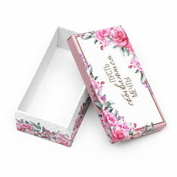 Набор коробок прямоугольных 10 в 1 Цветочный, 30?19?11 - 12?6.5?4 см