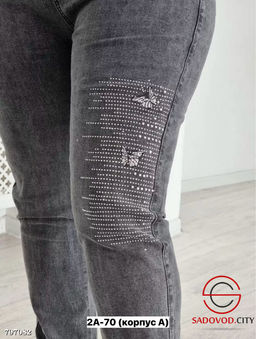 Джинсы женские со стразами - Bruno фото 2