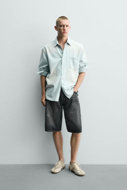 BERMUDA DENIM BAGGY FIT / Carb?n