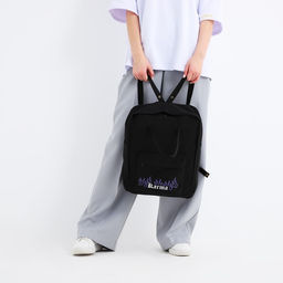 Рюкзак текстильный мамс Karma, 38х27х13 см, цвет черный - Nazamok фото 8