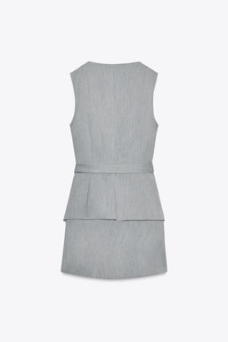 TWO-PIECE EFFECT CREPE DRESS - Zara фото 6