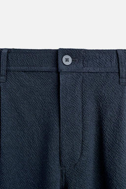 TEXTURED PLEATED TROUSERS - Zara фото 35