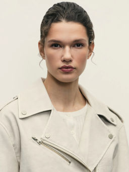 Куртка-косуха из искусственной кожи / Zarina  фото 6