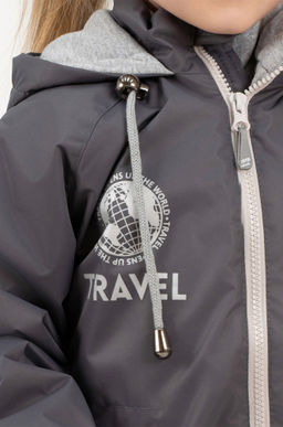 Комбинезон демисезонный серый