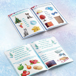 Книги обучающие «Учимся читать с Эльзой и Анной», 6 шт. по 24 стр., А5, Холодное сердце