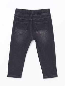 Beli Lastikli Erkek Bebek Jean Pantolon
