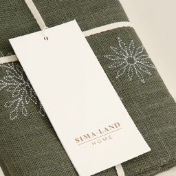 Набор сервировочных салфеток с вышивкой SL HOME New Year 40×40 см-2 шт., лен 100%, 265 г/м²