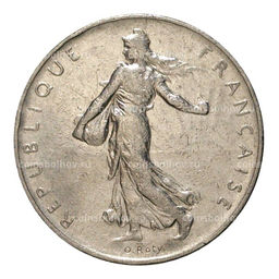 Монета 1 франк 1960 года Франция