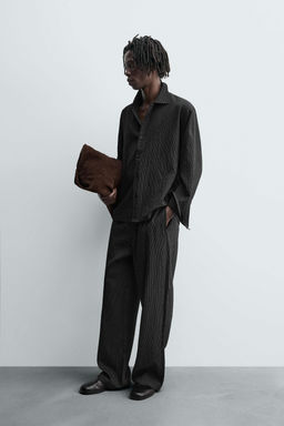 STRIPED FLOWING SHIRT - Zara фото 4