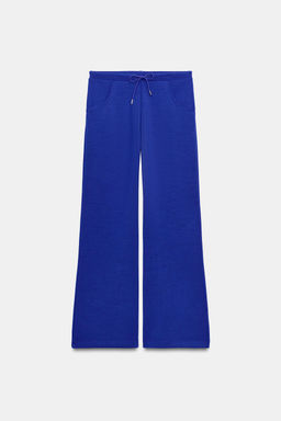 PANTAL?N FLARE INTERLOCK / Azul?n - Zara фото 8