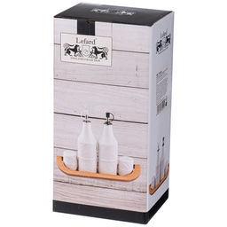 НАБОР ДЛЯ СПЕЦИЙ LEFARD NATIVE 4 ПР. НА ДЕР. ПОДСТАВКЕ 27,4*10,8*4,6 СМ  фото 2