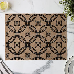 Набор салфеток сервировочных на стол Доляна Капия, 4 шт, 4030 см, цвет бежевый  фото 4