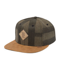 Бейсболка DJINNS арт. 6P SB Hermecheck (оливковый / светло-коричневый)