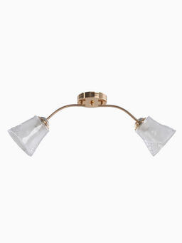 Люстра 12276/2FGD, 2×40 Вт, E27, 60×18×23 см, золото