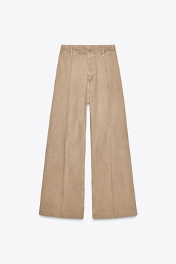 ZW COLLECTION WIDE-LEG HIGH-WAIST JEANS - Zara фото 22