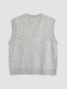 Bisiklet Yaka K?z ?ocuk Triko S?veter