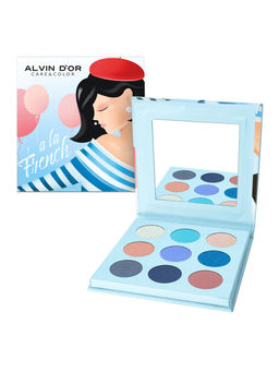 Alvin Dor ALF-10 A LA FRENCH Палетка теней для век Моя Парижанка 9 в 1 ,11,8г - Relouis фото 2