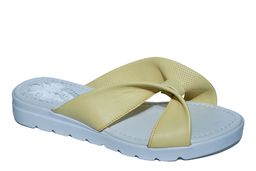 Шлепки женские из натуральной кожи