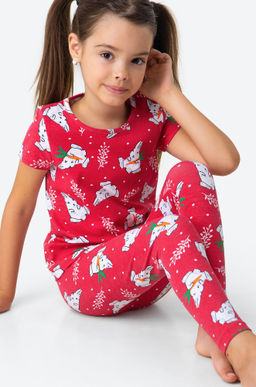 Хлопковая пижама для девочки Bonito