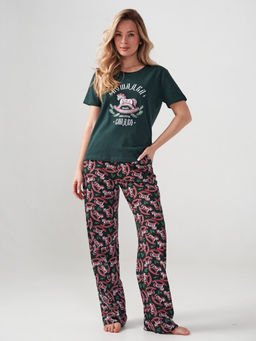 Пижама 100% хлопок женская Лошадка - Оптима фото 6