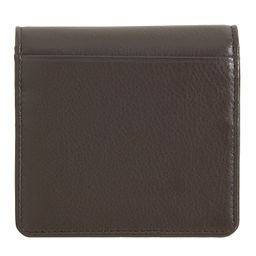 Итальянский кожаный кошелек DuDu серии Flores | кофейно-коричневый - Dudubags фото 6