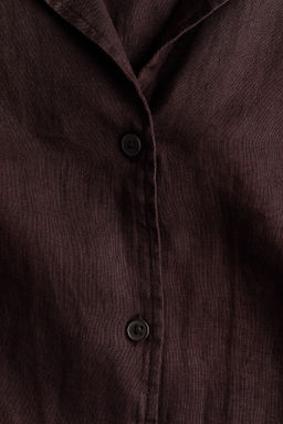 Camisa playera de lino - H&m фото 6