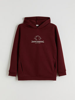 Kap??onlu Erkek ?ocuk Kal?n Sweatshirt