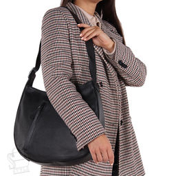 Сумка женская кожаная 5949Q black Polina&Eiterou/30  в Новосибирске