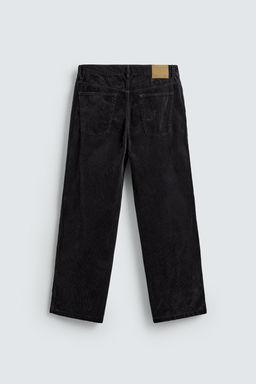 REGULAR FIT CORDUROY TROUSERS - Zara фото 10