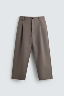 BALLOON FIT PLEATED TROUSERS - Zara фото 7