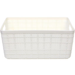 Корзина - органайзер для хранения "СТЭНТ", цвет белый, 24*18.5*10.2см