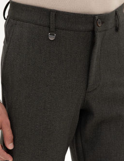 Haki Slim Fit Kuma_ Pantolon