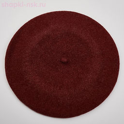 Берет Меланж фетр без отделки 11 Берет женский (56-58)