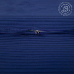 Постельное белье Индиго (полоса) (страйп-сатин) 1,5 сп./Пододеяльник: 1 шт. - 215*145; Простыня: 1 шт. - 215*150; Наволочка: 2 шт. - 70*70; Страйп - сатин - Артпостель фото 5