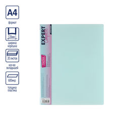 Expert Complete Trend Pastel Pastel Папка с вкладышами 20 л. A4 600 мкм 20 мм диагональ 6 шт. бирюзовый EC27041920