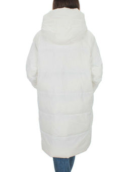 22369 WHITE Пальто зимнее женское (200 гр. холлофайбера) - Fashion фото 5