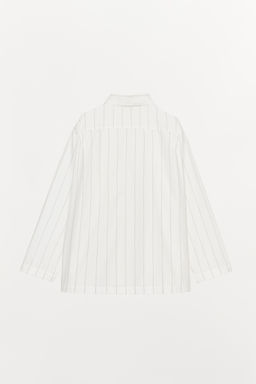 STRIPED PYJAMA SHIRT - Zara фото 4