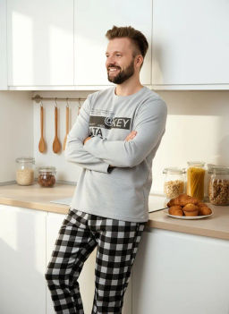 Пижама Малина Хакер из хлопка с полиэстером