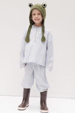 LIMITED EDITION STRIPED PYJAMA SHIRT - Zara фото 5