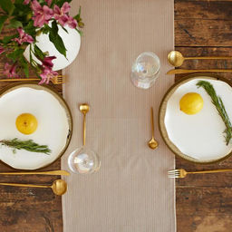 Дорожка Этель 130×35 см, цв. кофейный, 60% хл 40% пэ, 370 г/м²