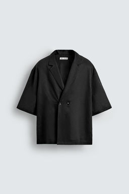 100% LINEN KIMONO SHIRT - Zara фото 9