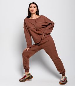 Спортивный костюм #БШ1745, шоколад