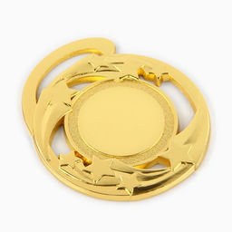 Медаль под нанесение золото «Звезды», d=5 см, без ленты